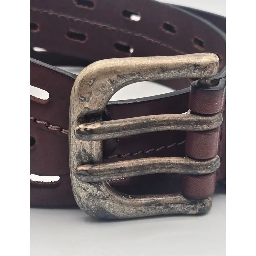 Men's Retreat Blues Genuine Leather Size 32 Belt